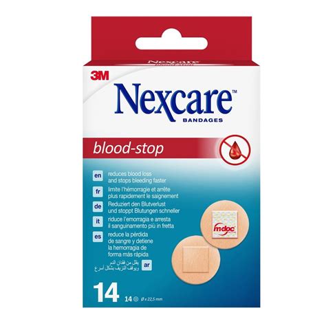 Nexcare Blood Stop Pansements Ronds Pce Commander En Ligne