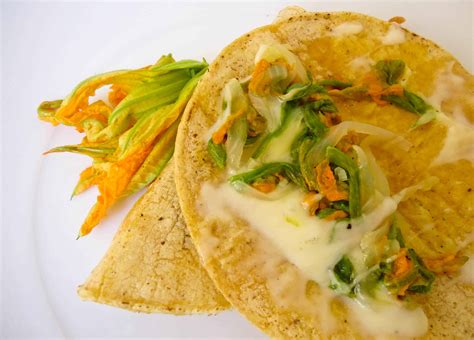 Receta De Quesadillas De Flor De Calabaza Enero