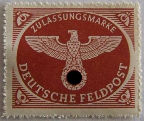 TIMBRE REICH ALLEMAND IIe GUERRE 7 POSTE DE CHAMP TIMBRE NEUF EUR