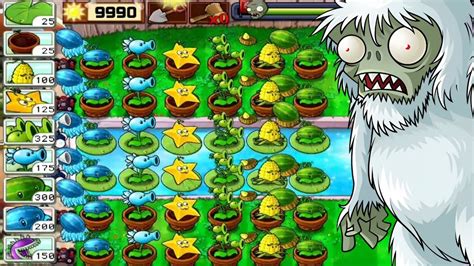 Plants Vs Zombies Survival Pool 5 Flags Completed All Plants Vs All