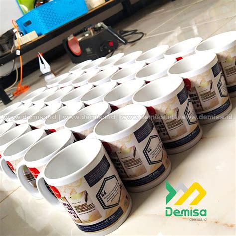 Tumbler Mug Mug Custom Putih DEMISA Creation Kreasi Akrilik