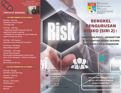 Bengkel Pengurusan Risiko Siri Rosh Ukm