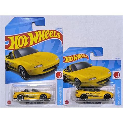 Hot Wheels Mazda Mx Miata Case Q A Shopee Philippines