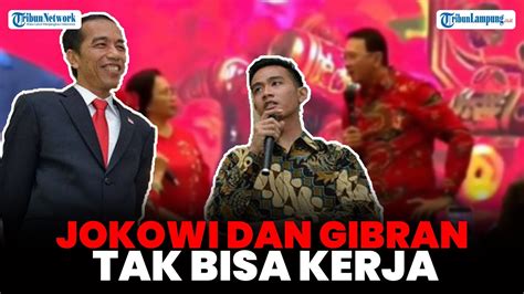 Viral Pernyataan Ahok Sebut Jokowi Dan Gibran Tak Bisa Kerja Tkn