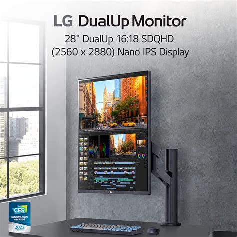 Lg Mq B Inch Sdqhd X Nano Ips Dualup Monitor With