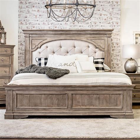 Steve Silver Highland Park King Bed Driftwood Walmart