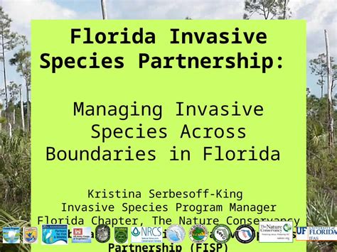 Ppt Florida Invasive Species Partnership Managing Invasive Species Across Boundaries In