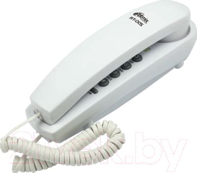 Ritmix RT-005 (белый) Проводной телефон купить в Минске, Гомеле ...