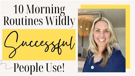 10 Morning Routines Highly Successful People Do Youtube