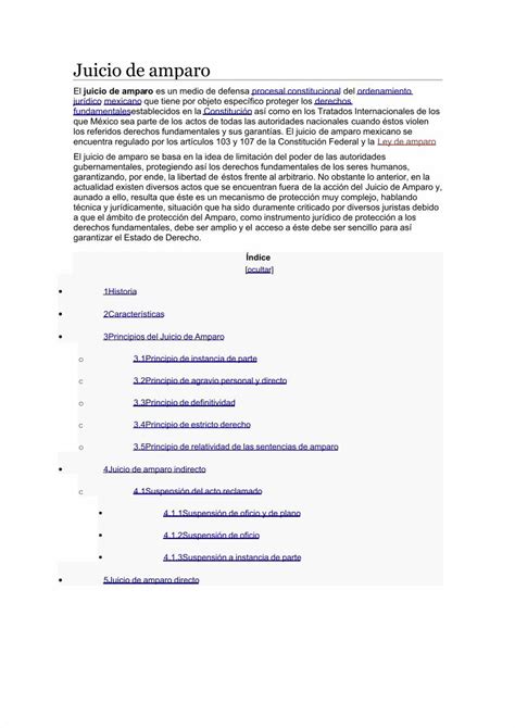 PDF Juicio De Amparo DOKUMEN TIPS