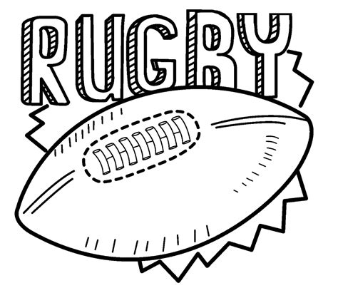 Dibujo De Rugby Para Colorear Dibujos Para Colorear Imprimir Gratis