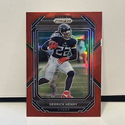 2022 Prizm Football Derrick Henry Retail Red SSP Case Hit Tennessee