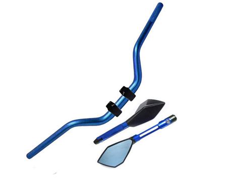 Kit Guidão Naked Retrovisor TM Factor Fazer Ubs Stark Race Guidão para Moto Magazine