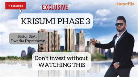 Krisumi New Launch Phase 3 Sector 36 A Dwarka Expressway