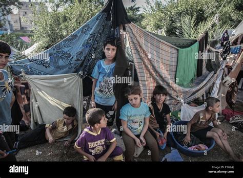 Gaza Stadt Gazastreifen Palästinensische Gebiete 31 Juli 2014