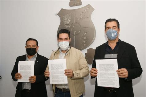 Firman La Sspeg Y El Gobierno Municipal De Cuer Maro Convenios De