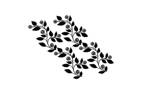 Flower Vine Pattern Svg Cut File By Creative Fabrica Crafts · Creative