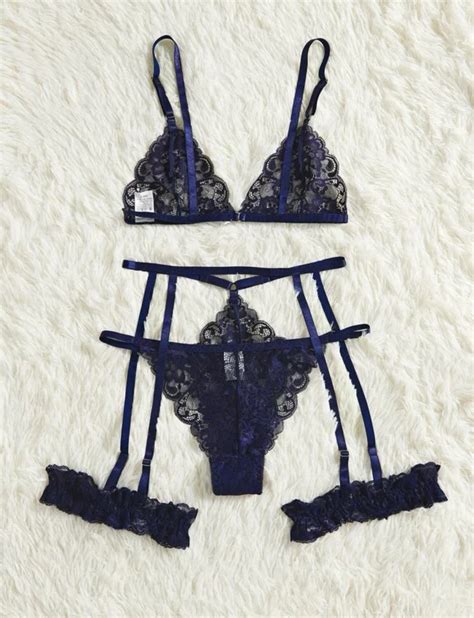 Scalloped Garter Lingerie Set Decor Essentials