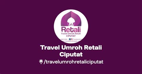 Travel Umroh Retali Ciputat Instagram Facebook Tiktok Linktree