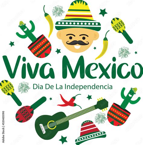 Viva el día de la independencia de méxico el 16 de septiembre con ...