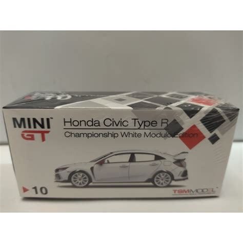 Honda Civic Type R Fk8 Championship White Rhd 164 Mini Gt Bcn Stock Cars