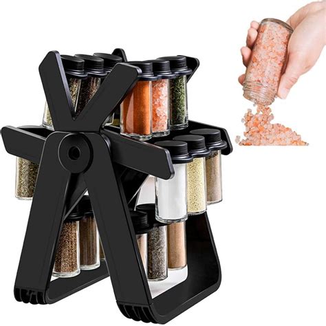 Buy New Rotating Spice Rack With Pcs Jar