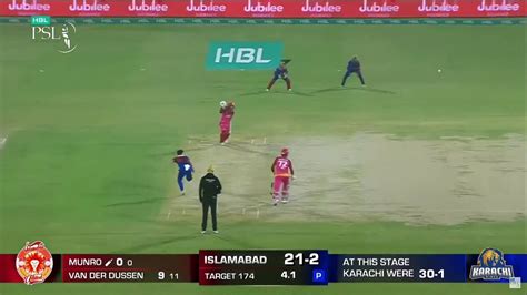 Sensational Batting By Colin Munro Karachi Kings Vs Islamabad United