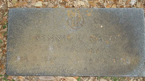 Bennie Louis Sisco 1927 1974 Find A Grave Memorial