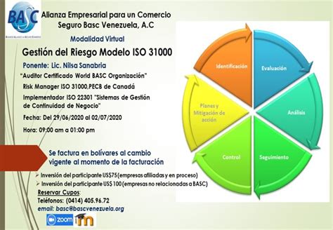 Gestión Del Riesgo Modelo Iso 31000 Business Alliance