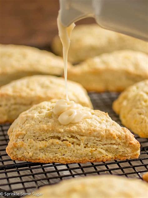 Fresh Orange Scones Sprinkle Some Sugar