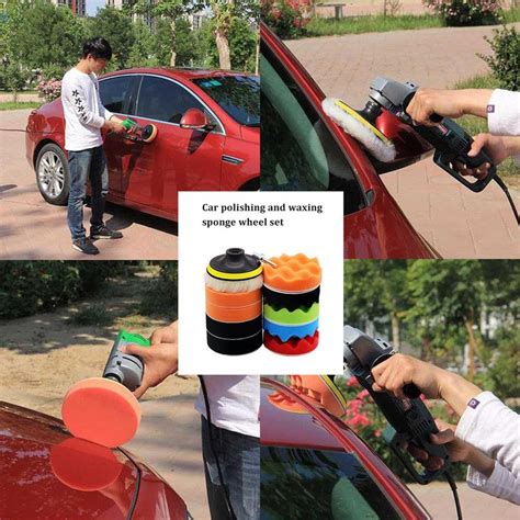 Car Cleaning Sponge Inch Car Polishing Waxing Sp Grandado