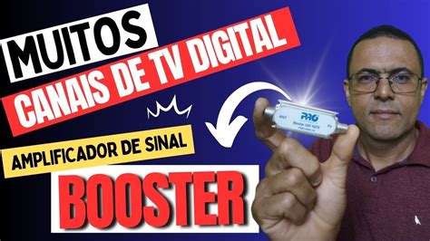 Como Melhorar Sinal Da Antena Amplificador De Sinal TV Digital