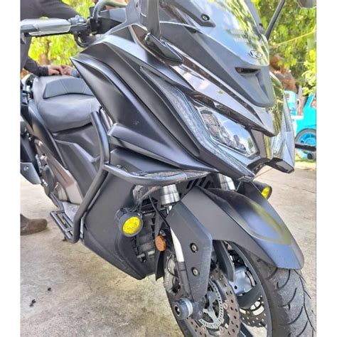 Kymco Ak Crashguard Half Design Powder Coated Shopee Malaysia