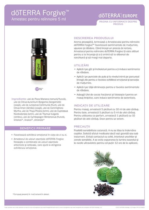 dōTERRA Forgive - Amestec pentru reînnoire 5 ml - eTERIKO