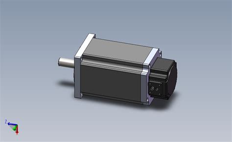 80基座伺服电机三维图solidworks 2014模型图纸下载 懒石网