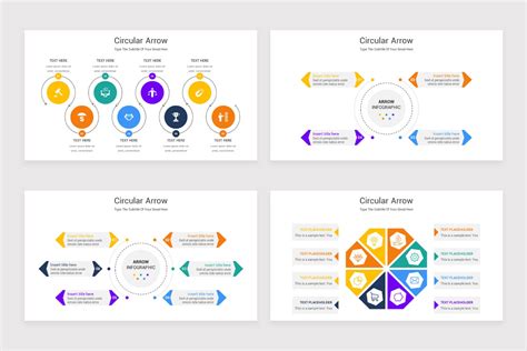 Circular Arrow Diagram Powerpoint Template Nulivo Market