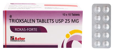 Trioxsalen Mg Roxas Forte Tablets Packaging Type Strips Rs