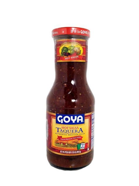 Goya Salsa Taquera Hot 176 Oz Hot Salsa Salsa Stuffed Peppers