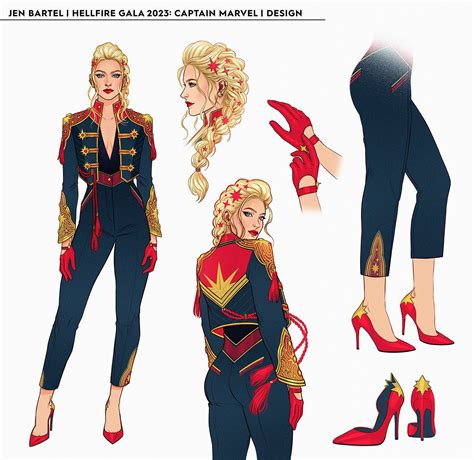 Captain Marvel at Hellfire Gala 2023