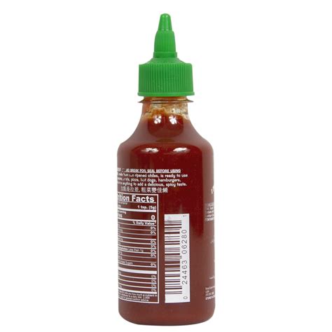Sriracha Hot Chili Sauce 255 G Online At Best Price Lulu Kuwait