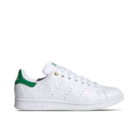 adidas Stan Smith Embossed White Green Womens | FX5674 | Laced