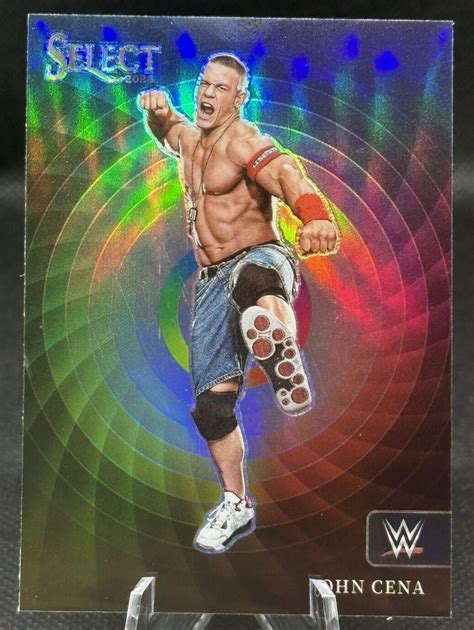 John Cena 2023 Select WWE 1 Color Wheel SSP Price Guide Sports