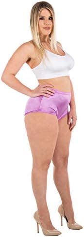 Barbra Lingerie Satin Panties S To Plus Size Womens Underwear Full