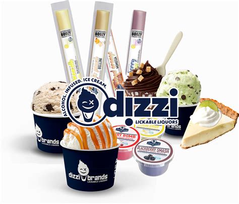 Alcohol Infused Ice Cream & Desserts | @ DizziBrands