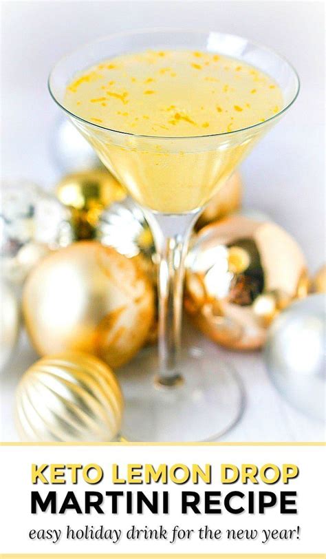 Holiday Low Carb Lemon Drop Fizz A Radiant Drink For The New Year