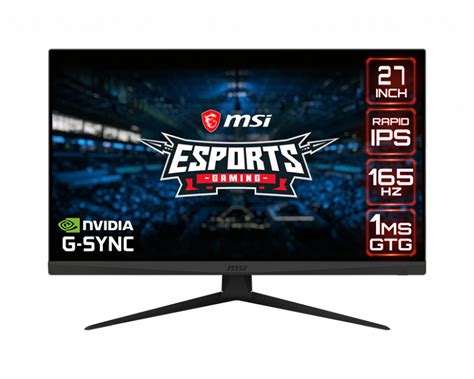 Compra Monitor Gamer MSI Optix G273QF LCD 27" Quad HD, OPTIX G273QF ...