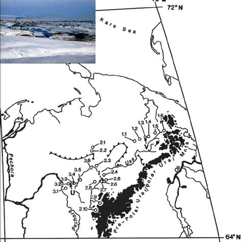 Oil spill À affected areas from 1994 close to the Kolva River, visible... | Download Scientific ...