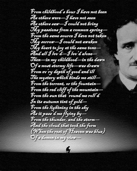 Edgar Allan Poe Poem Alone Meaning | Sitedoct.org