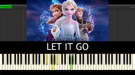 Frozen Let It Go 🎹 Partitura Piano Tutorial FÁcil Youtube