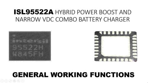 LAPTOP REPAIR 41 ISL95522A LATEST CHARGING IC EXPLAINED GENERAL